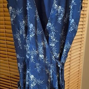 Polo Ralph Lauren Navy Blue-flowers.